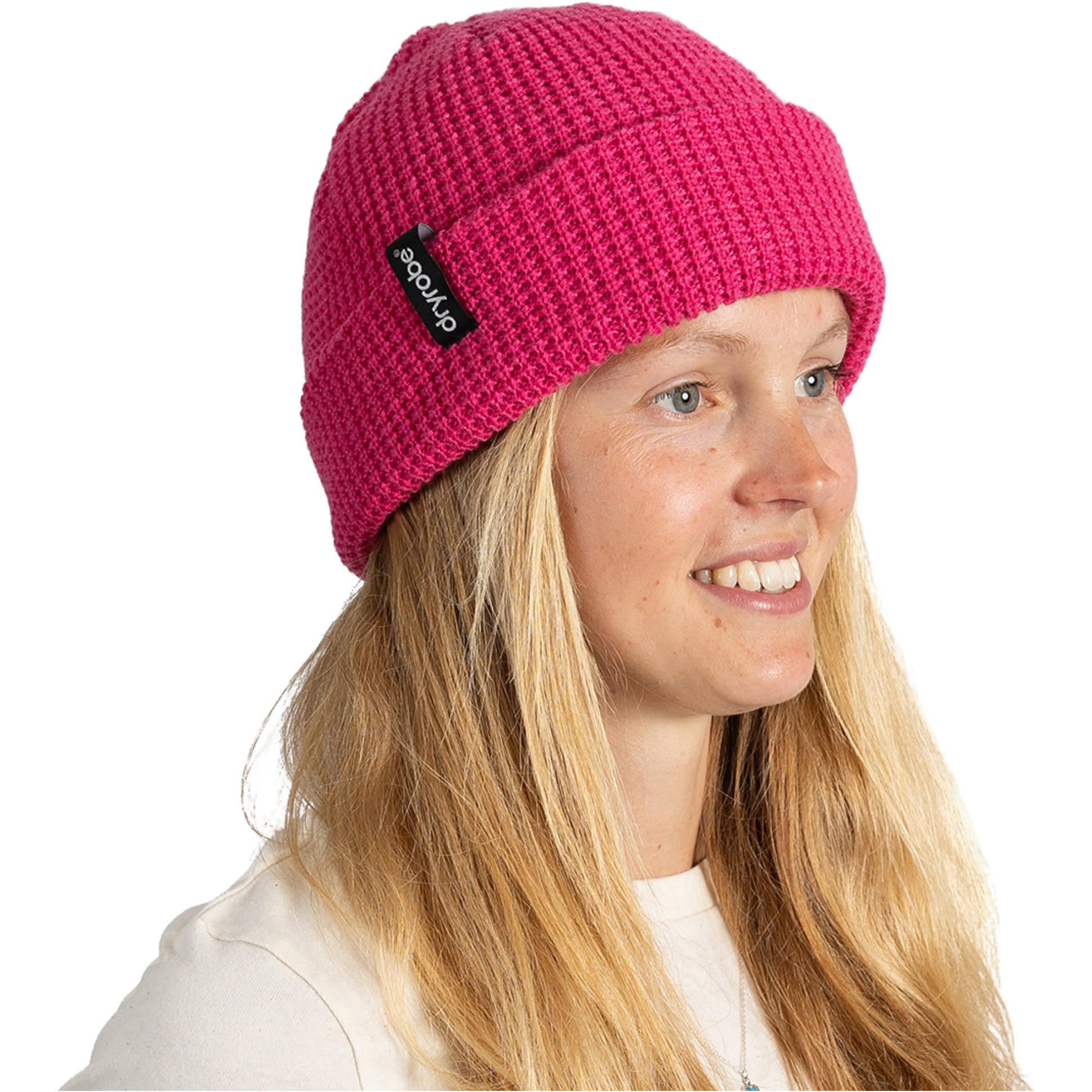 2026 Dryrobe Waffle Beanie DBNEWAFF - Pink